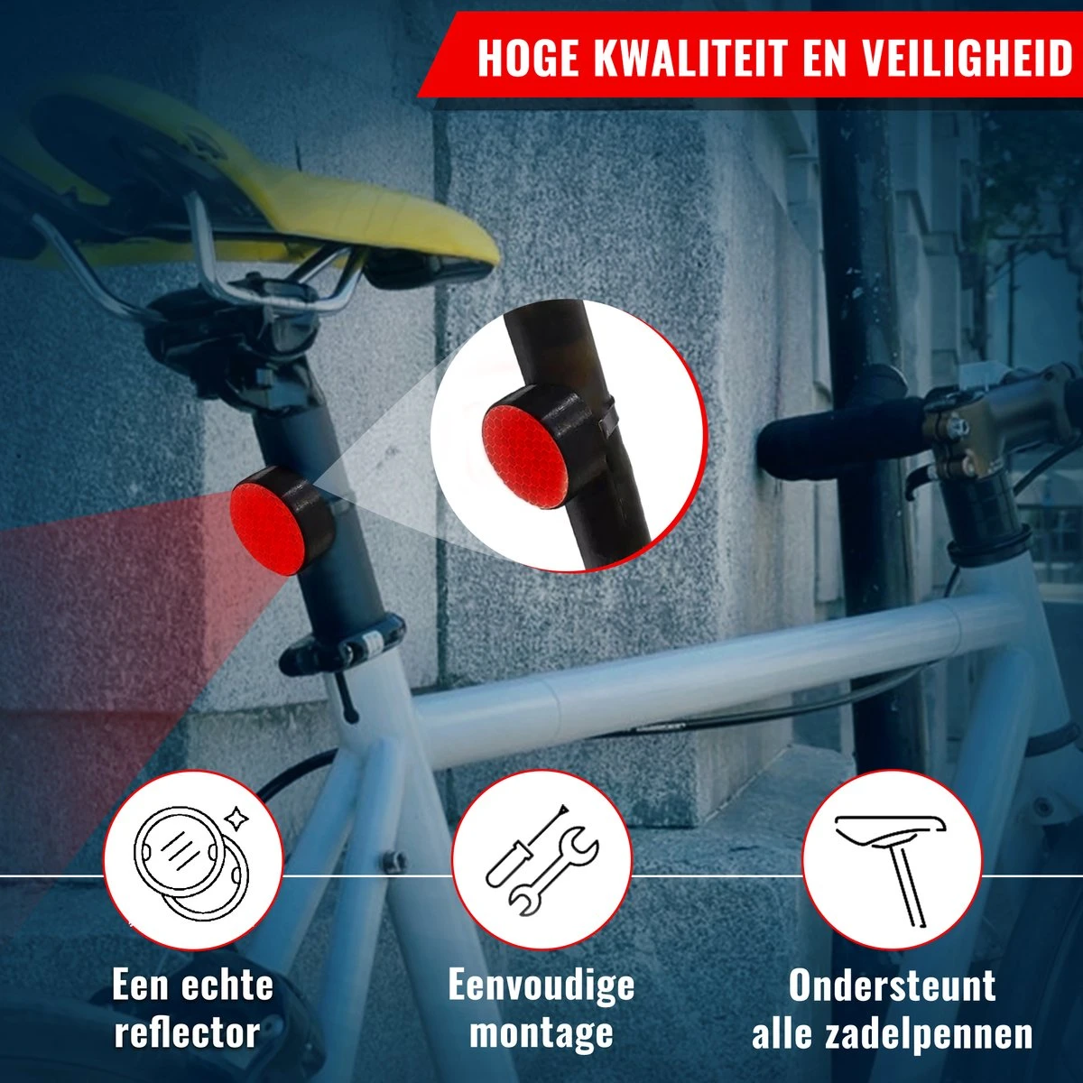 Airtag Bike Mount Compatibel Met Apple AirTag Fietsmontage Reflector Antidiefstal Tracering Zwart Montagegereedschap Fiets AppleAirtag AirTag Fiets - Image 4