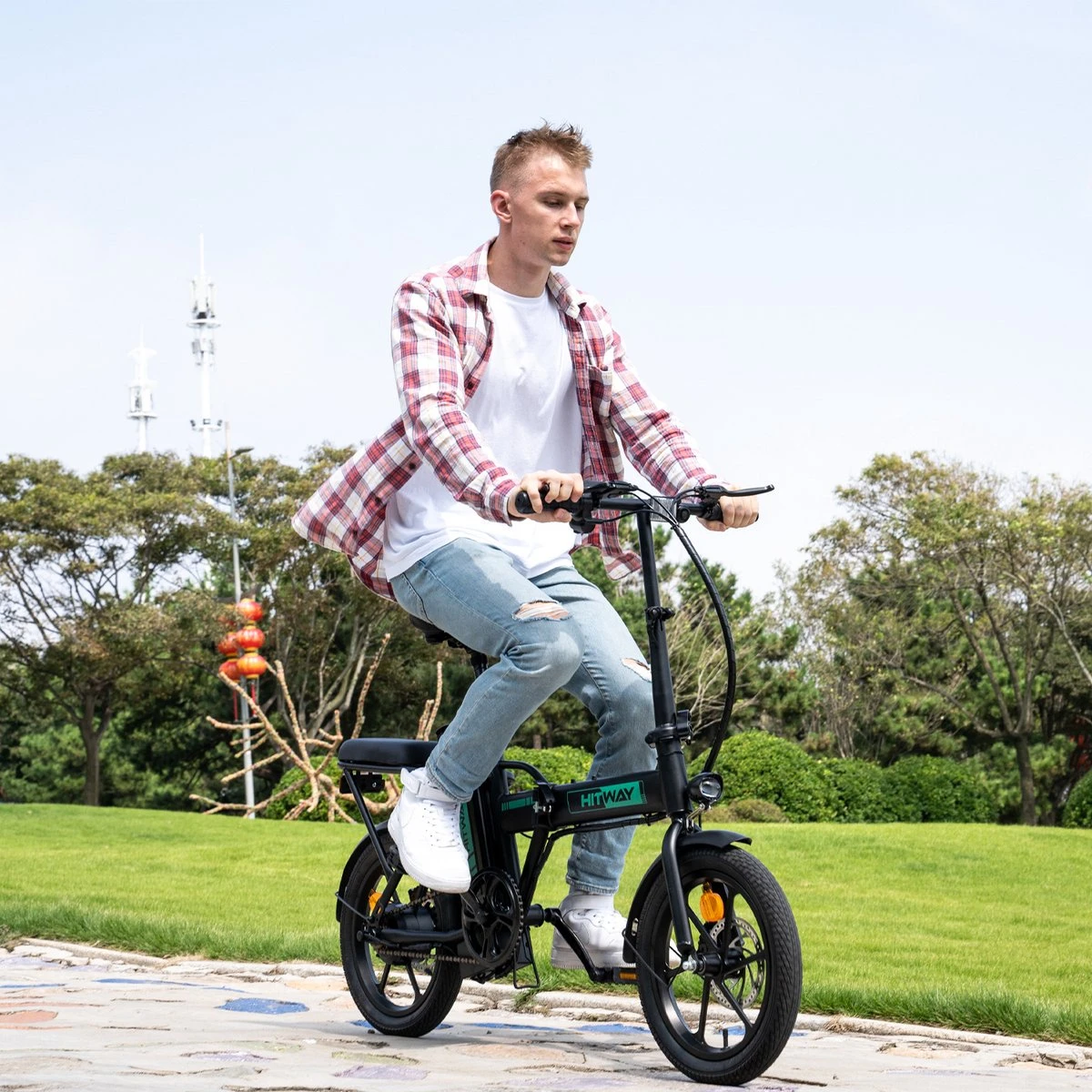 Hitway BK5 - Elektrische Fiets - E-Bike Opvouwbaar - 8,4Ah Accu- 2023 Model - Image 6