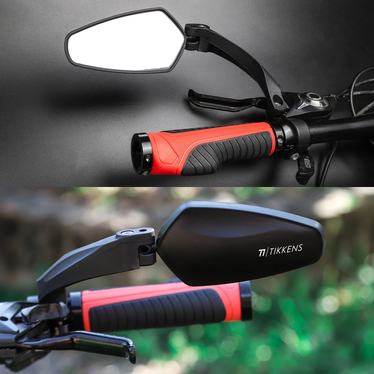 TIKKENS® Fietsspiegel Links - Verstelbaar - Fiets Spiegel Geschikt Voor E-bike, Speed-pedelec - Image 5