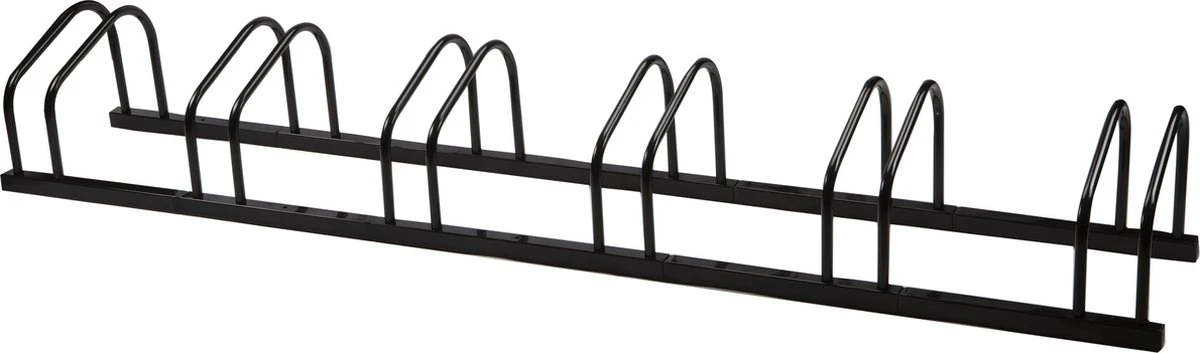 Alora Fietsenrek Voor 6 Fietsen Zwart- Met Muurbevestiging - Fietsen Rek