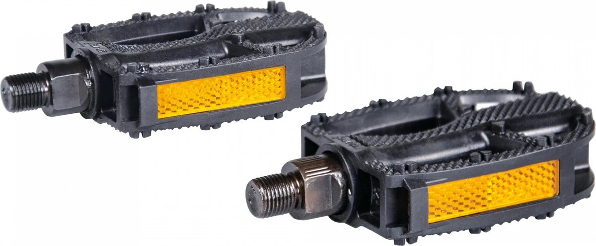Simson Pedalen Kids Small 1/2 Inch Reflectie Zwart Per Set