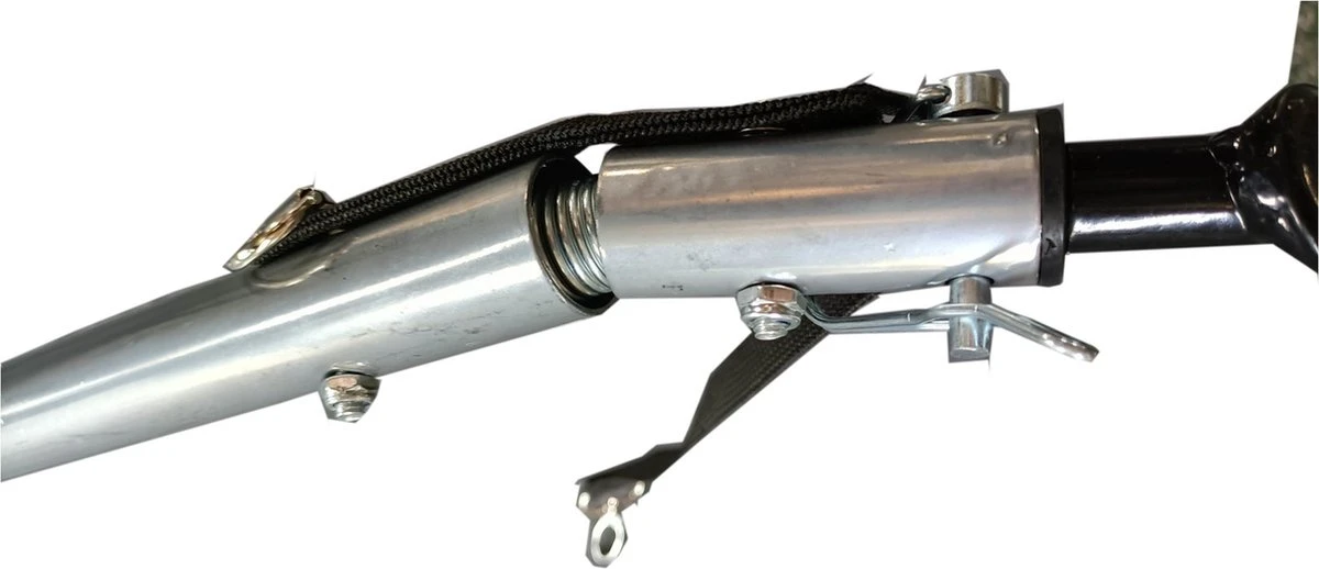 Fietskar Kind - Fietsaanhanger - Met Schokbreker - Blauw - Image 4