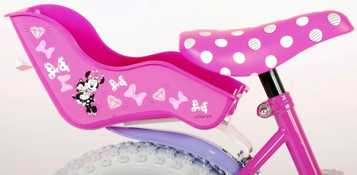 Volare Disney Minnie Cutest Ever! - Kinderfiets - Meisjes - 14 Inch - Roze - Image 8
