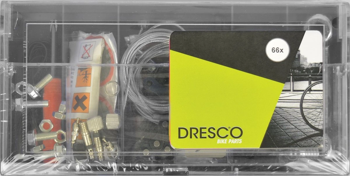 Dresco Fiets Reparatieset - Gereedschapset 66-delig Inclusief Bandenplakset - In Handige Opbergbox - Image 2