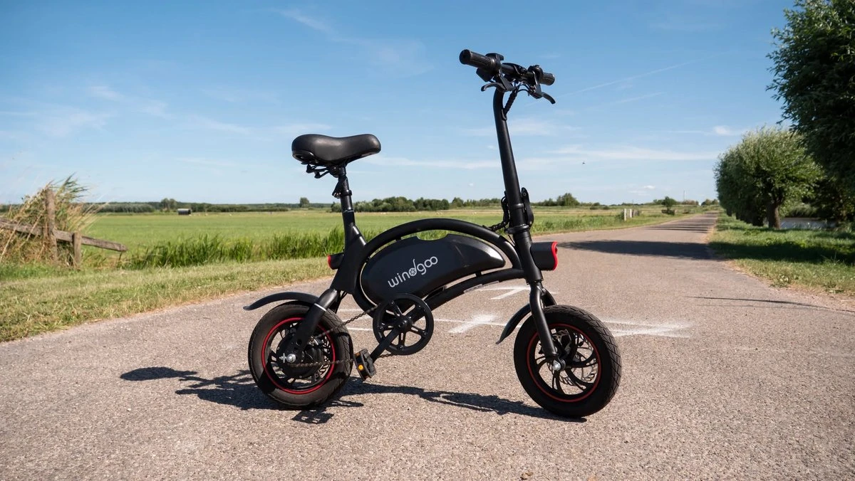 Windgoo - B3 Elektrische Long-Range E-Bike Met Trappers - E-bike - 25Km / H - Zwart - Image 8