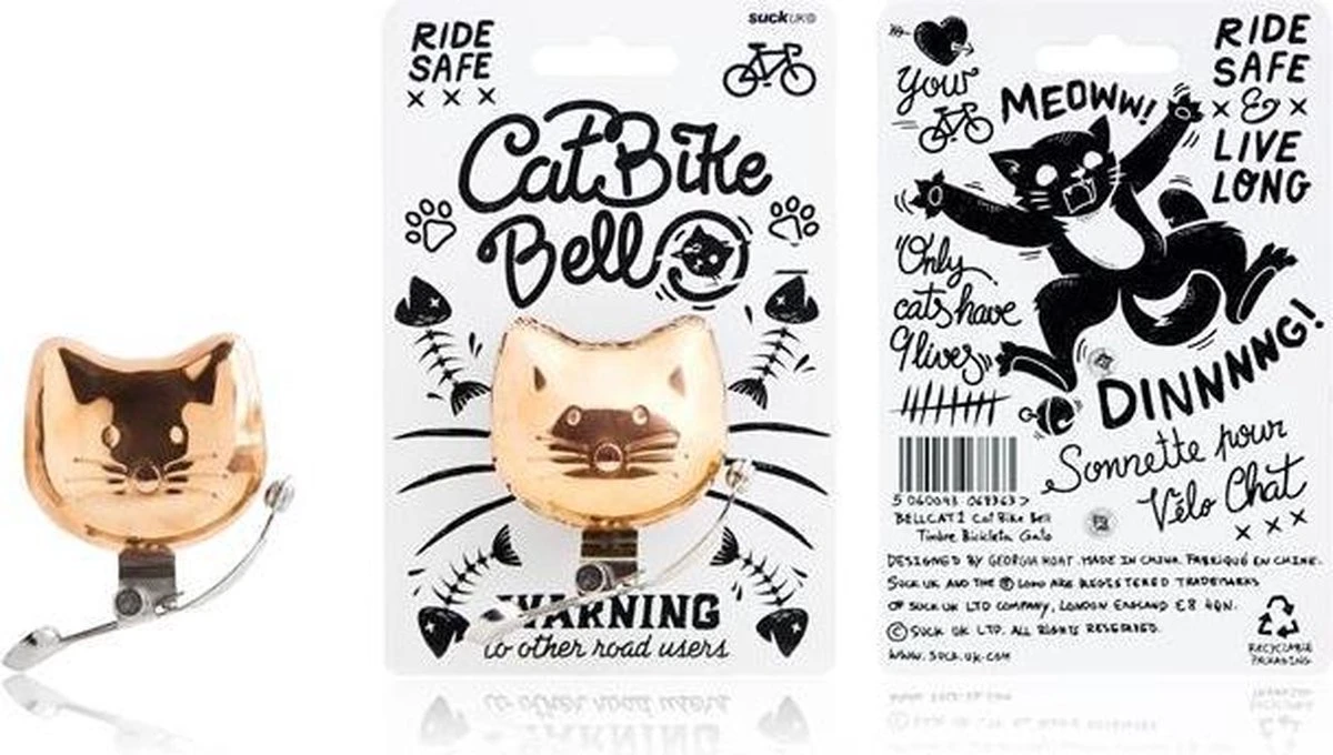 Suck UK Kat Fietsbel - Image 2