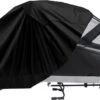 Maxxcovers Cargo Bakfietshoes - Voor 2-wielers Met Regentent Huif - Waterdicht - Zwart
