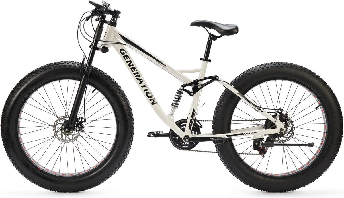 Generation SUPER BIKE Mountainbike 26 Inch - Wit - Brede Banden - Image 2