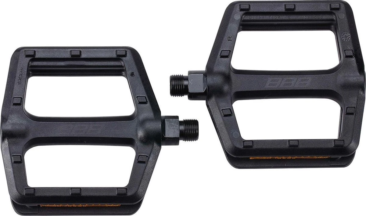 BBB Cycling TrailRide MTB & E-Bike Set Fietspedalen - Platformpedalen - Antislip Reflector Pedalen - Zwart - BPD-35 - Image 3