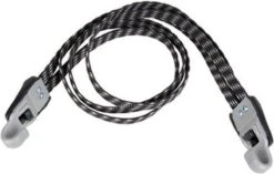 WiseGoods Snelbinders Fiets Met Haak Universeel - Bagagespin - Spinbinder - Bagagebinder - Fietsrekker - Spin - Zwart / Wit