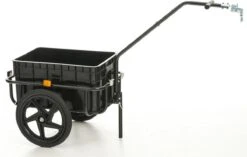 CLP Aanhanger Voor Fietsen WILLY, Dekzeil, Universele Koppeling Zwart