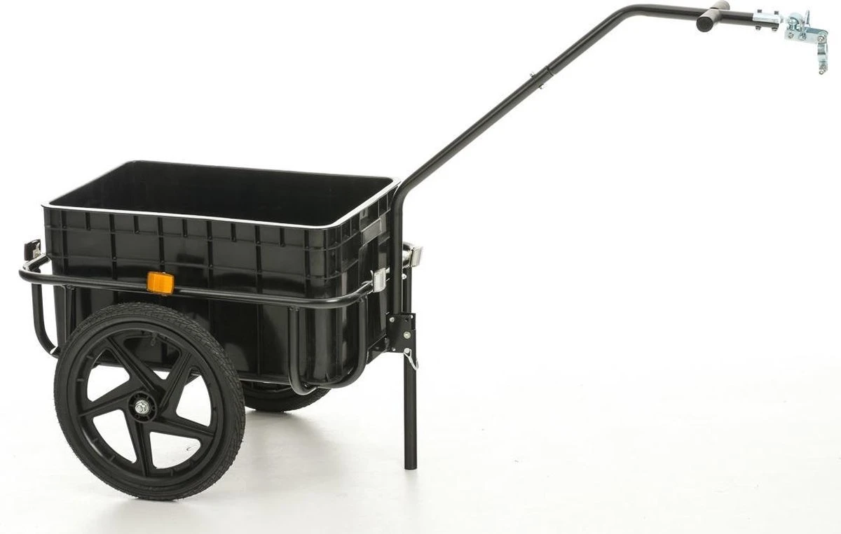 CLP Aanhanger Voor Fietsen WILLY, Dekzeil, Universele Koppeling Zwart