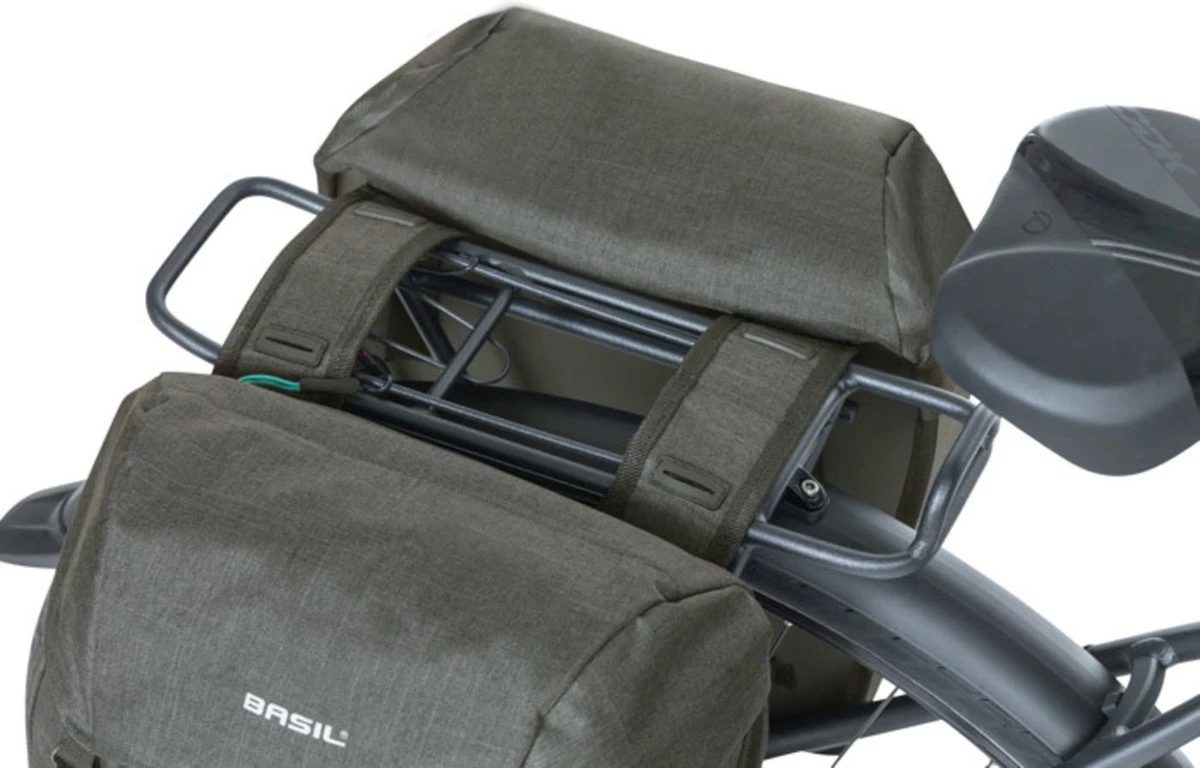 Basil Discovery Dubbele Fietstas - Zwart - 18 Liter - Image 6