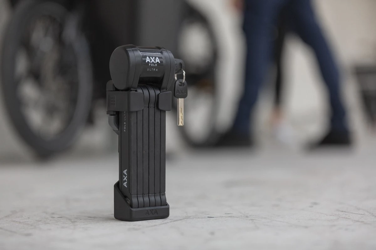 AXA Fold Ultra 90 Vouwslot - Fietsslot - ART 2 - Voor Elk Type Fiets - Met Houder - 90 Cm - Zwart - Image 7