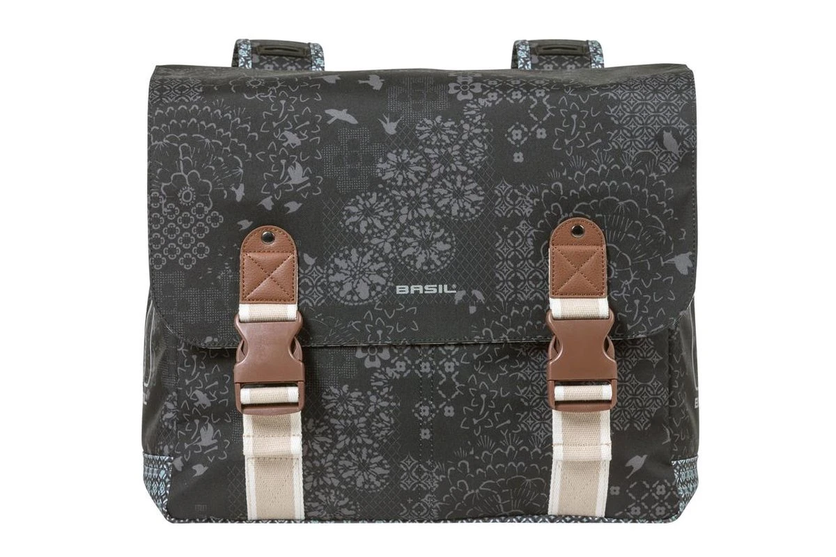 Basil Bohème Dubbele Fietstas - Zwart - 35 Liter - Image 4