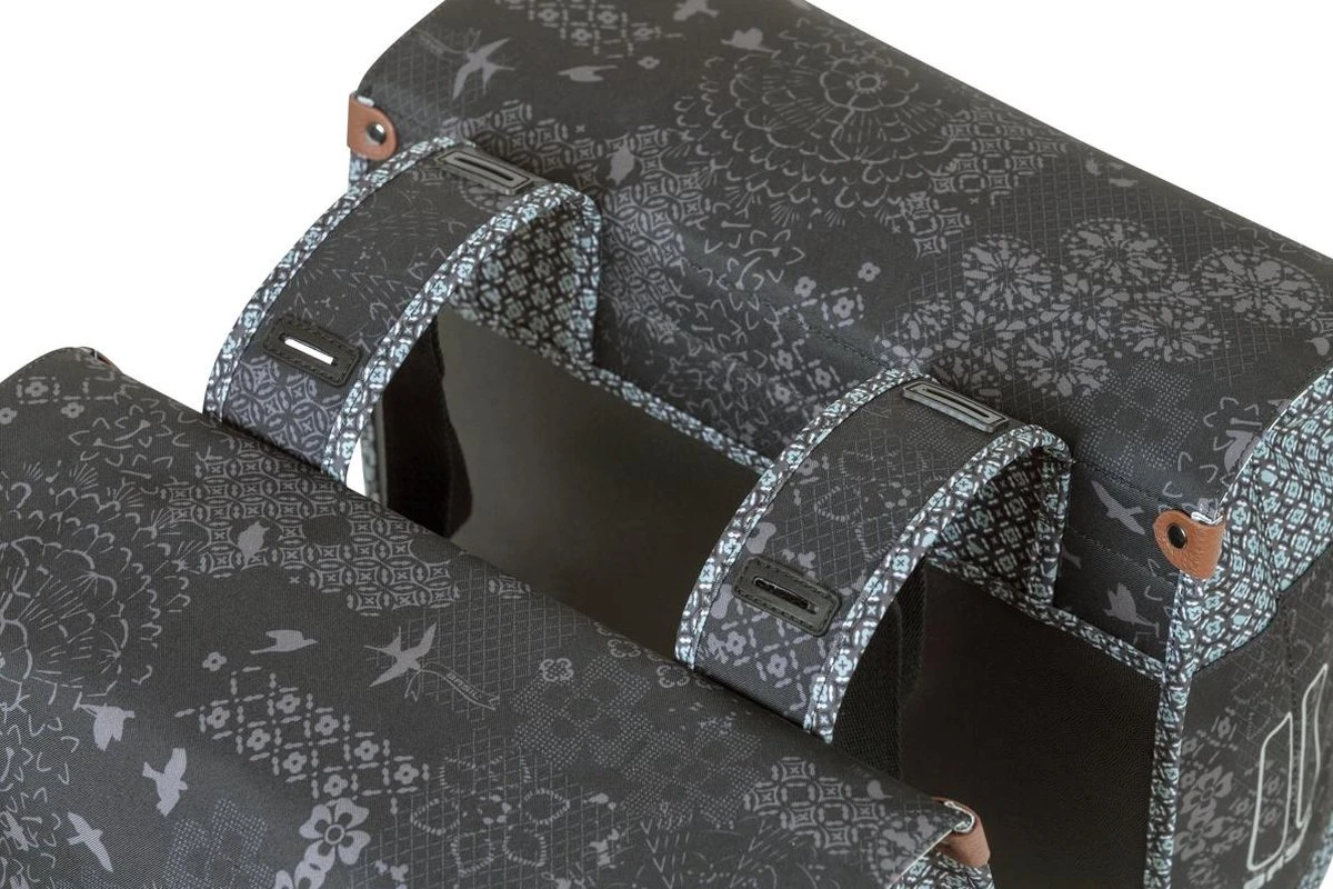 Basil Bohème Dubbele Fietstas - Zwart - 35 Liter - Image 8