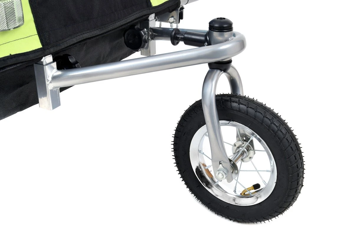 Fietkar - 2 Kinderen - Met Schokbreker - Lime - Image 14