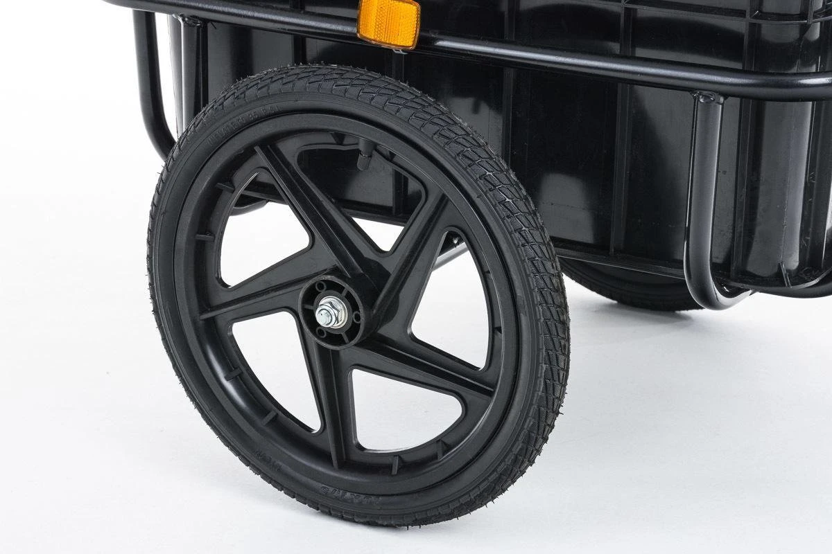 CLP Aanhanger Voor Fietsen WILLY, Dekzeil, Universele Koppeling Zwart - Image 5