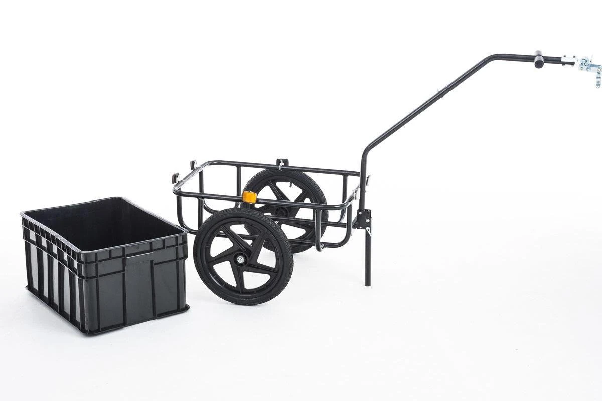 CLP Aanhanger Voor Fietsen WILLY, Dekzeil, Universele Koppeling Zwart - Image 7