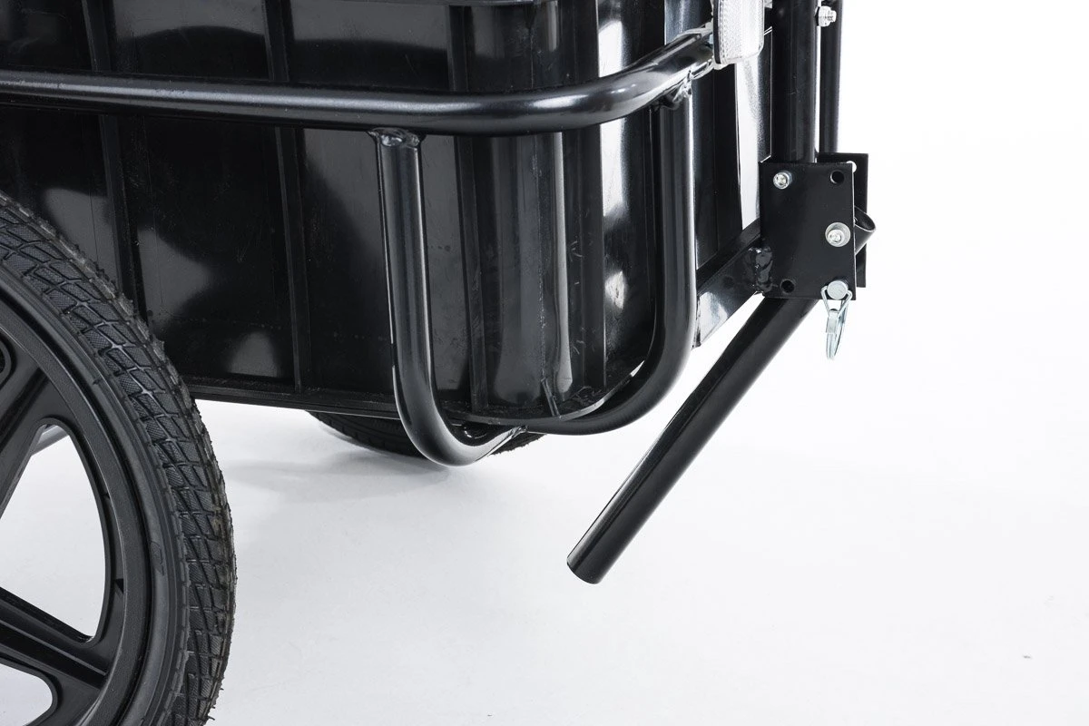 CLP Aanhanger Voor Fietsen WILLY, Dekzeil, Universele Koppeling Zwart - Image 13