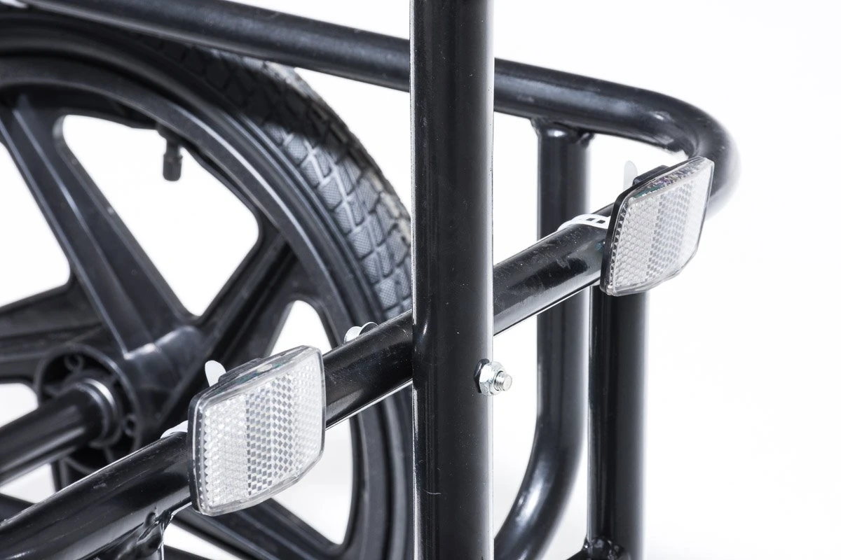 CLP Aanhanger Voor Fietsen WILLY, Dekzeil, Universele Koppeling Zwart - Image 16