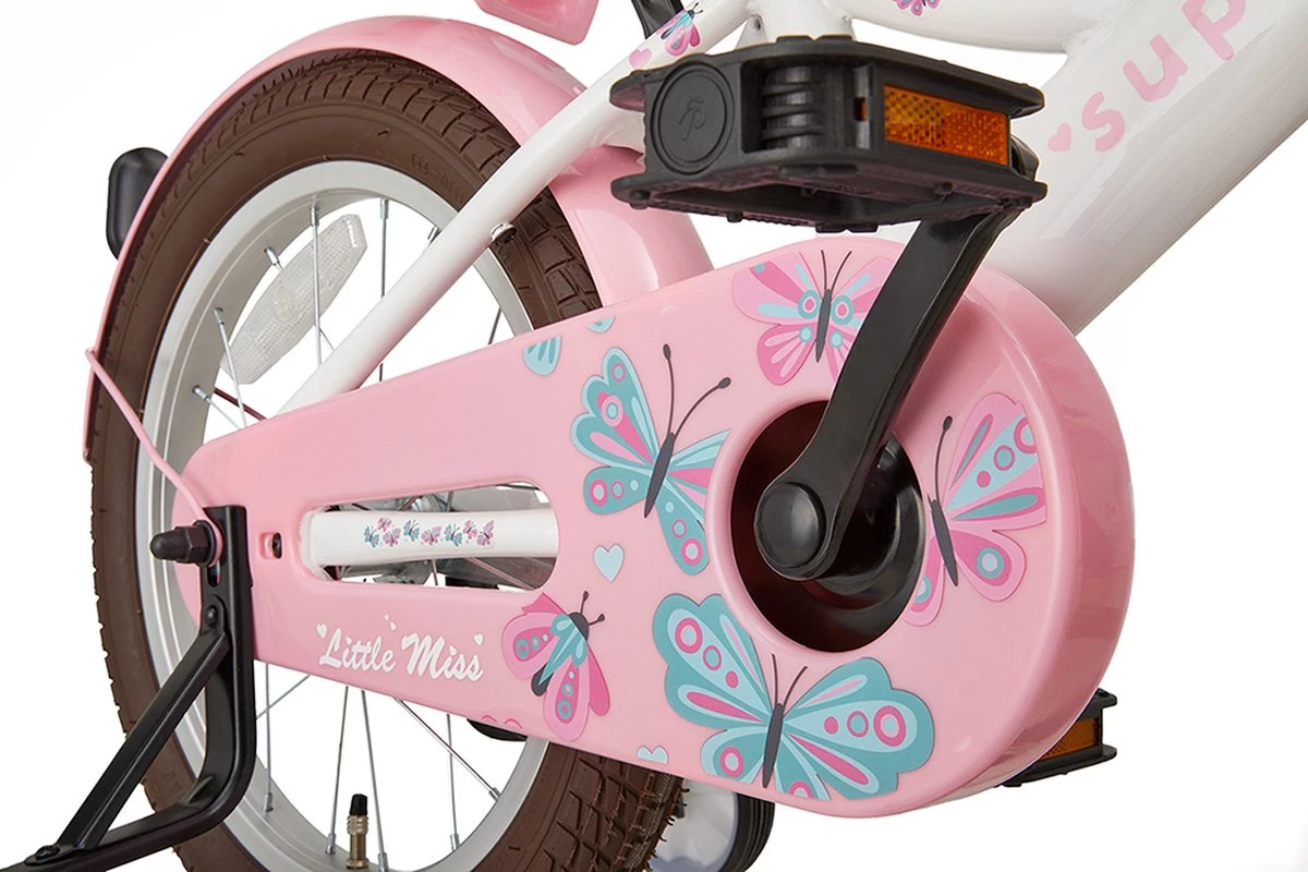 Supersuper Little Miss - Kinderfiets - Meisjesfiets - 16 Inch - Wit - Image 7