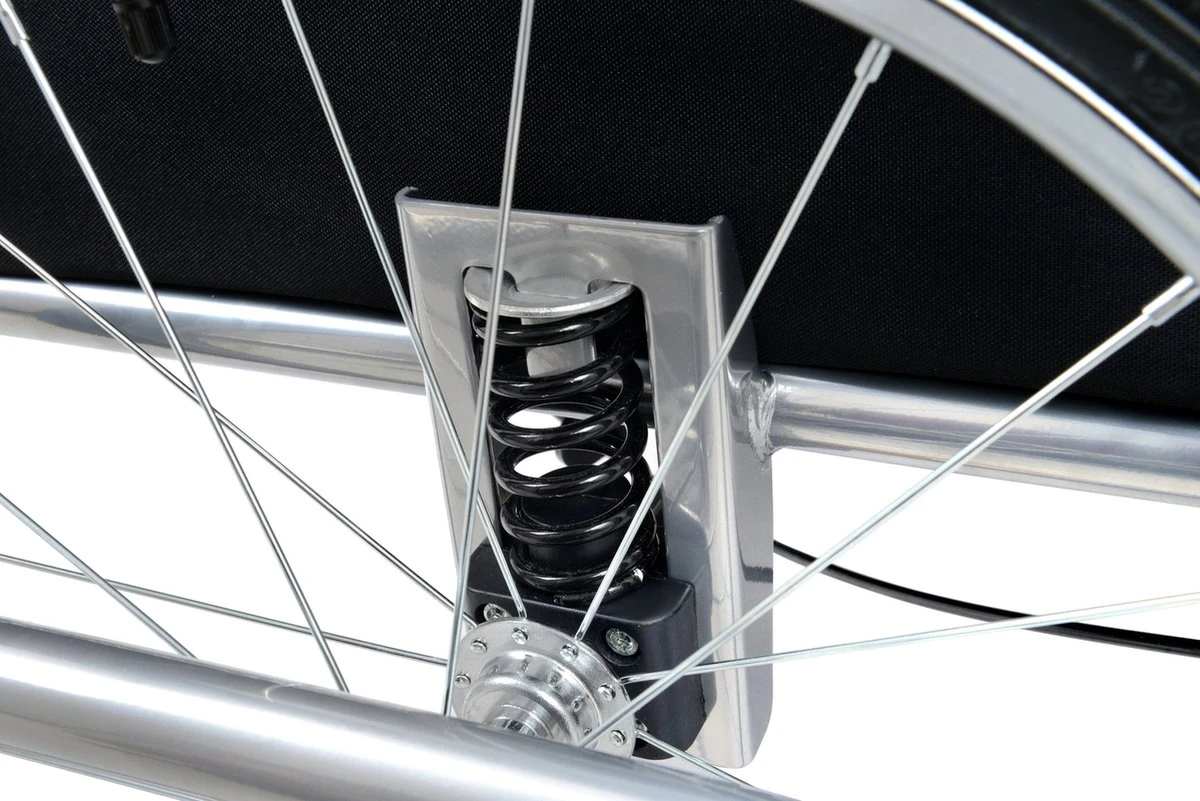 Fietskar Kind - Fietsaanhanger - Met Schokbreker - Rood - Image 5