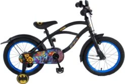 Volare Batman Kinderfiets - Jongens - 16 Inch - Zwart/Blauw - 95% Afgemonteerd