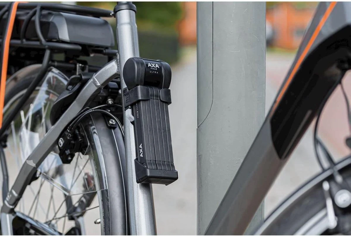 AXA Fold Ultra 90 Vouwslot - Fietsslot - ART 2 - Voor Elk Type Fiets - Met Houder - 90 Cm - Zwart - Image 9