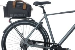 Basil Miles XL Pro Bagagedragertas MIK - 9-36 Liter - Zwart/Grijs