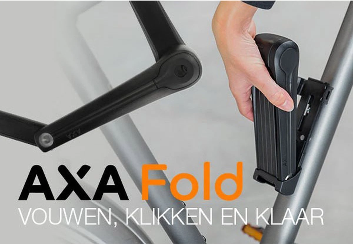 AXA Fold 85 Vouwslot - Fietsslot - Voor Elk Type Fiets - Met Houder - 85 Cm - Zwart - Image 16
