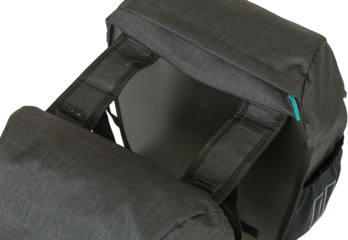 Basil Discovery Dubbele Fietstas - Zwart - 18 Liter - Image 12