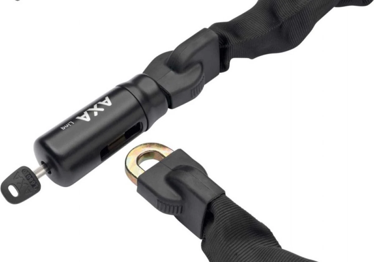 AXA Linq 100 Kettingslot - ART 2 Slot Voor Fietsen - Extra Dikke Schakels - 100 Cm – 9,5 Mm - Zwart - Image 9
