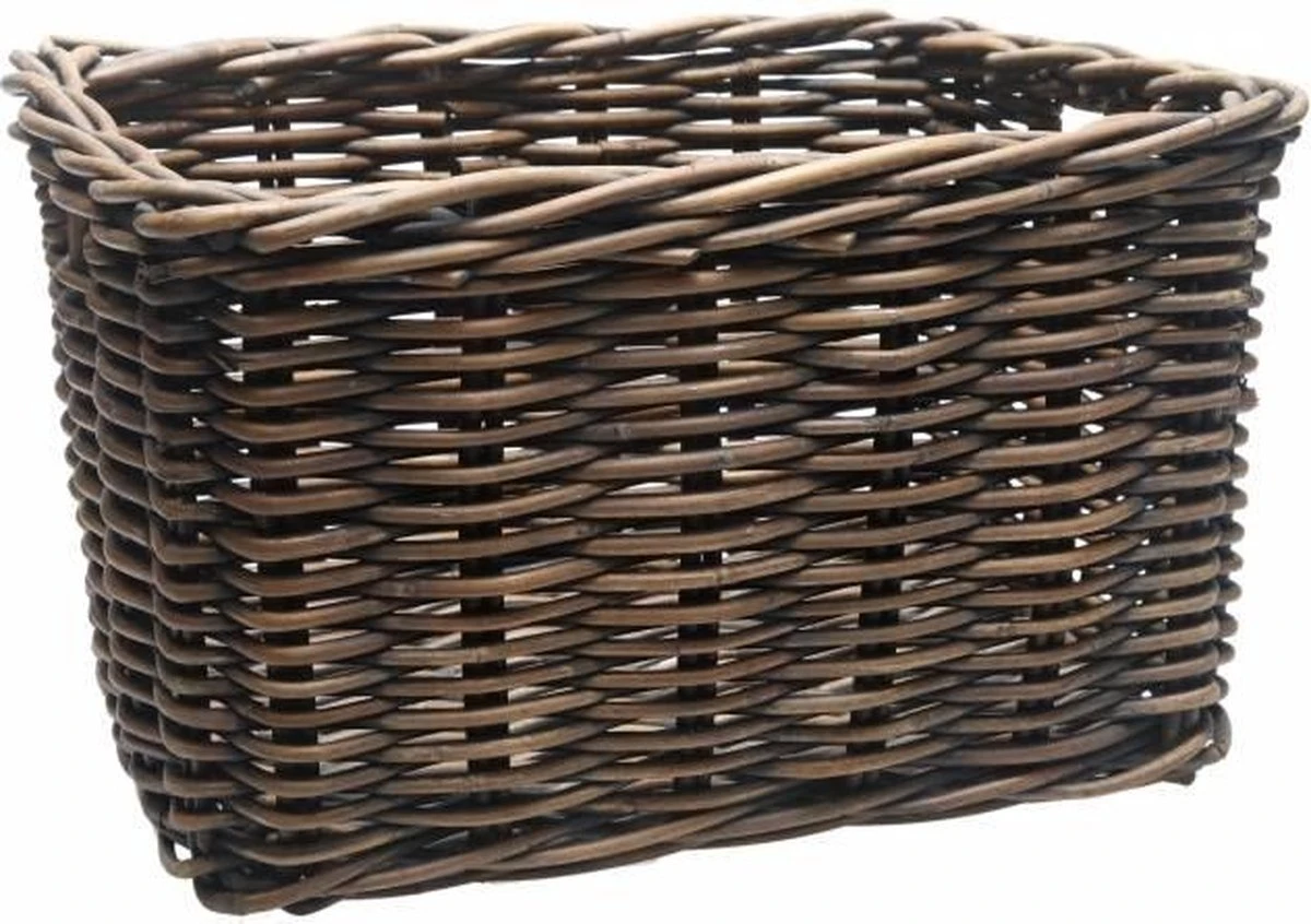 New Looxs Brisbane Large Fietsmand Voordrager - 39 Liter - Rotan - Bruin - Image 6
