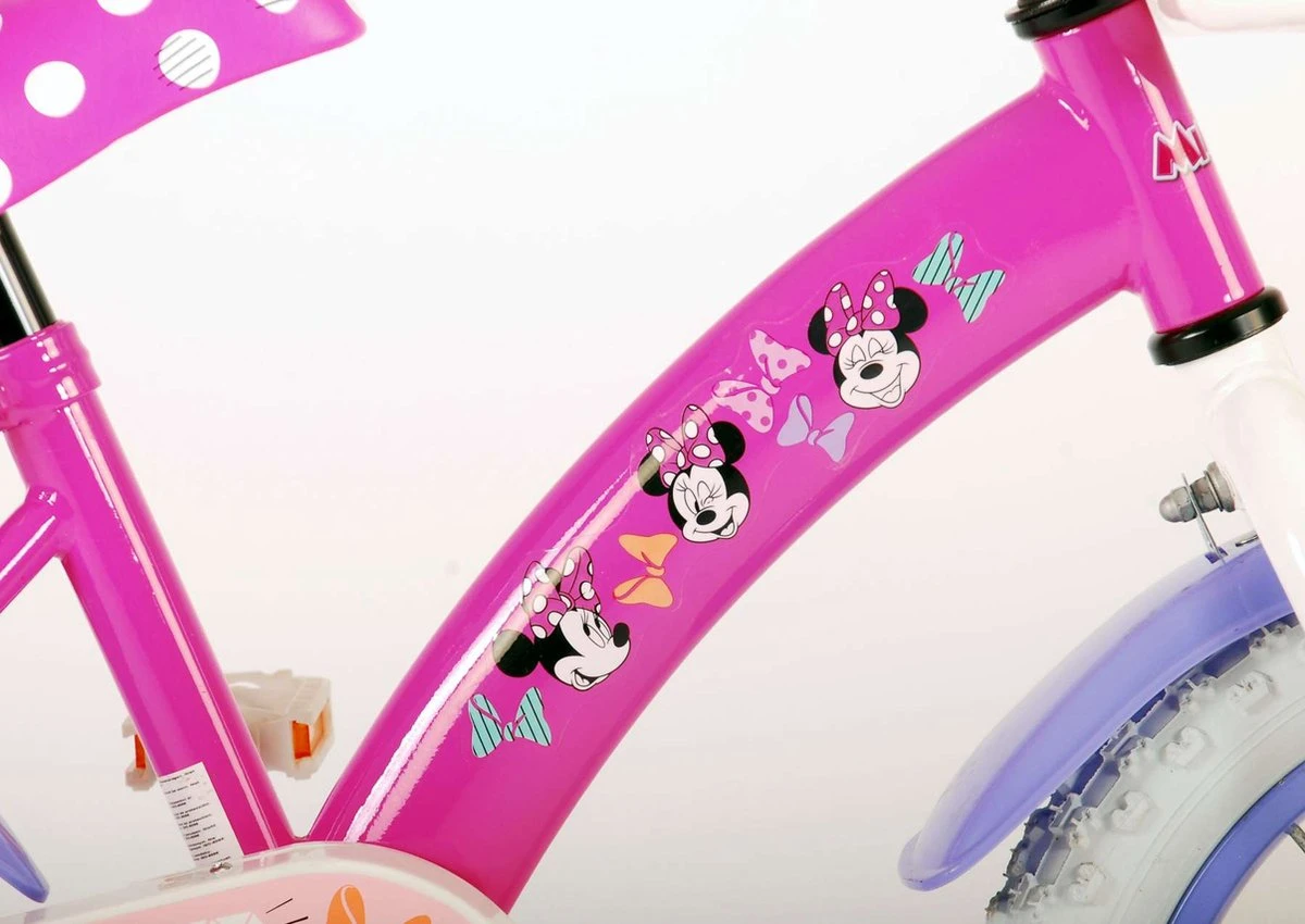 Volare Disney Minnie Cutest Ever! - Kinderfiets - Meisjes - 14 Inch - Roze - Image 16