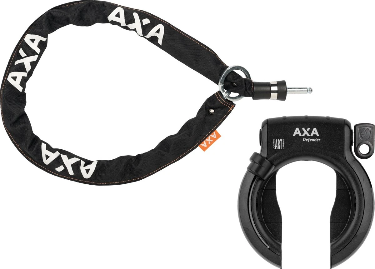 AXA Defender Ringslot - ART2 - Inclusief 140cm AXA Insteekketting – Fiets Slot - Zwart