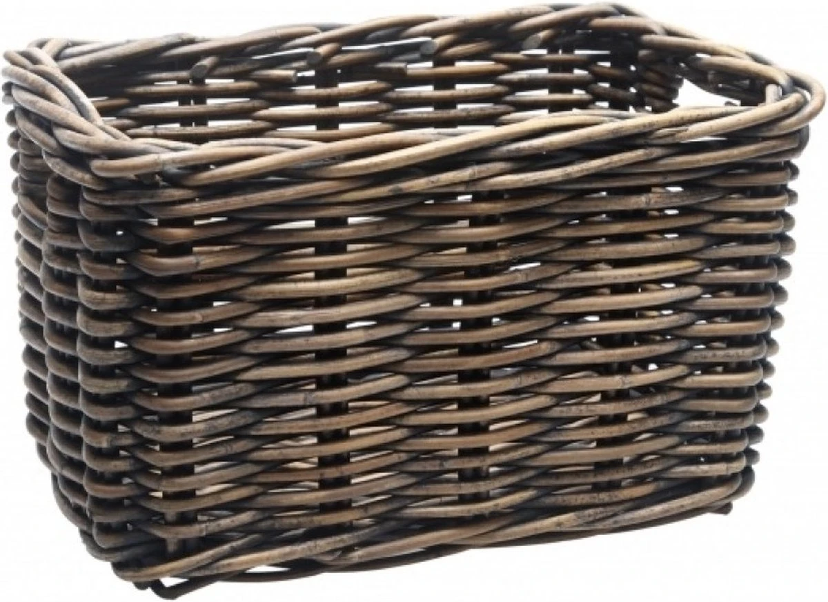 New Looxs Brisbane Large Fietsmand Voordrager - 39 Liter - Rotan - Bruin - Image 8