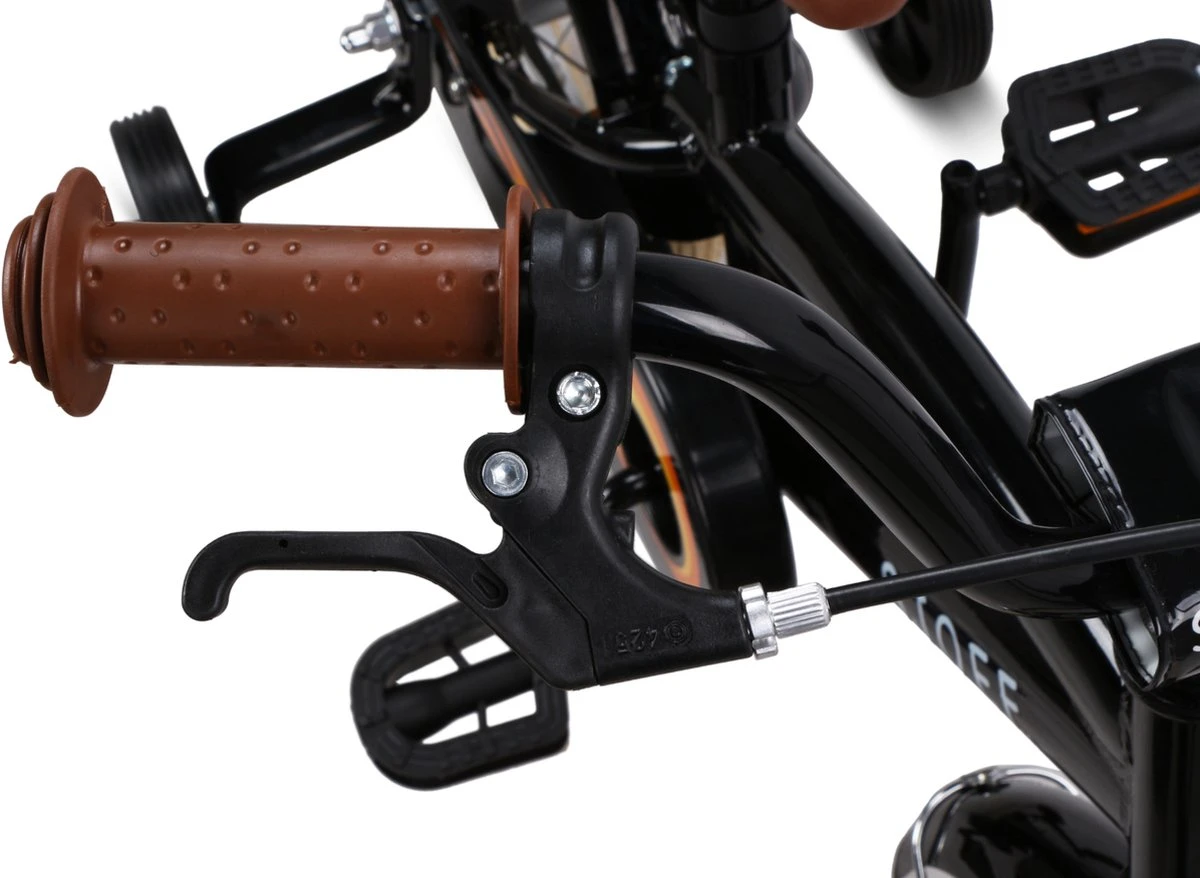 SJOEF Cruise Jongensfiets 12 Inch - Zwart - Image 6