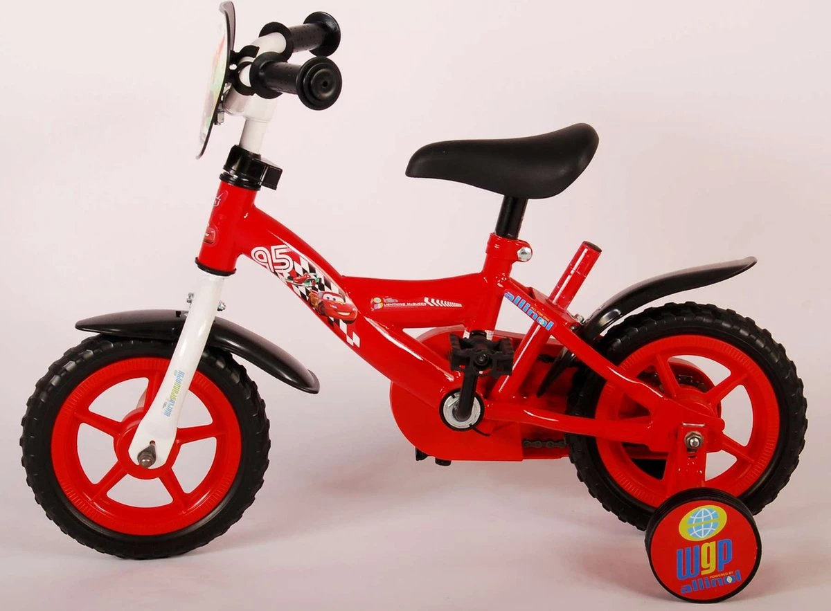 Disney Cars Kinderfiets - Jongens - 10 Inch - Rood - Doortrapper - Image 7