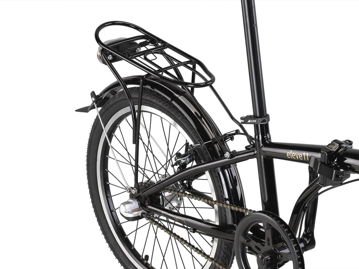 PACTO ELEVEN FOLDING BIKE BLACK/GOLD 3v VOUWFIETS PLOOIFIETS - Image 5