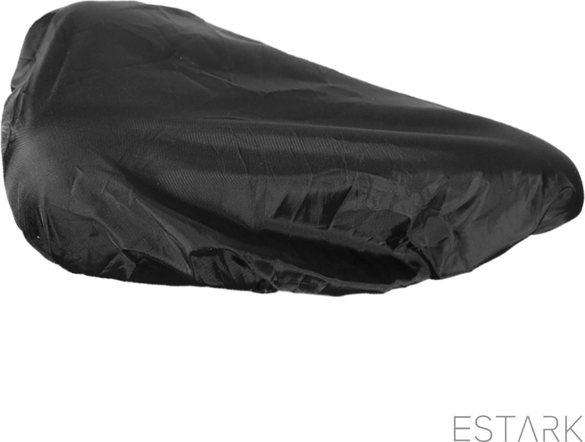 ESTARK® Zwarte Zadelhoes Waterdicht - Zadelhoezen Voor De Fiets - Zadel Cover - Zadel Zak - Hoes - Elastisch - Zwart - Image 2