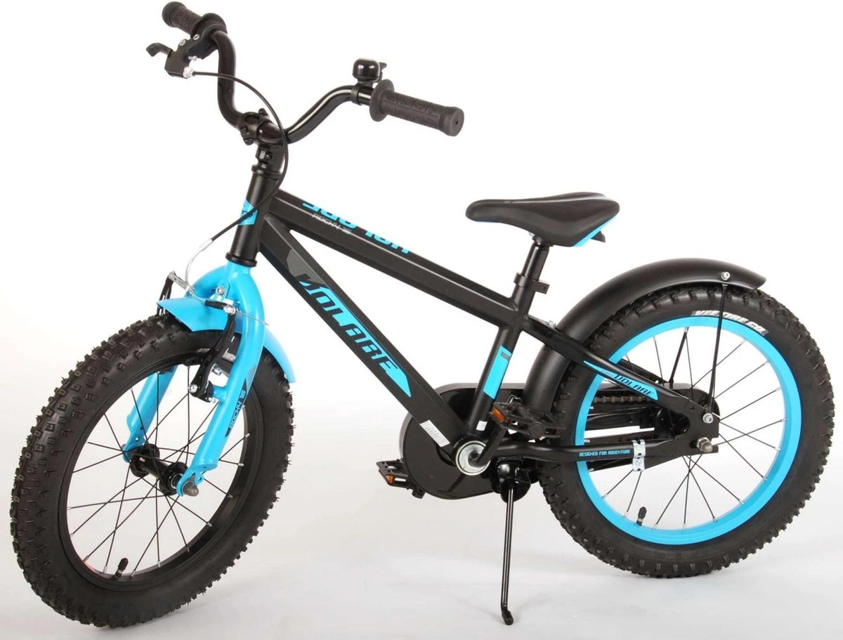 Volare Rocky Kinderfiets - 16 Inch - Zwart Blauw - 95% Afgemonteerd - Prime Collection - Image 15