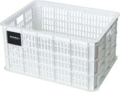 Basil Fietskrat L - Groot - 40 Liter - Wit