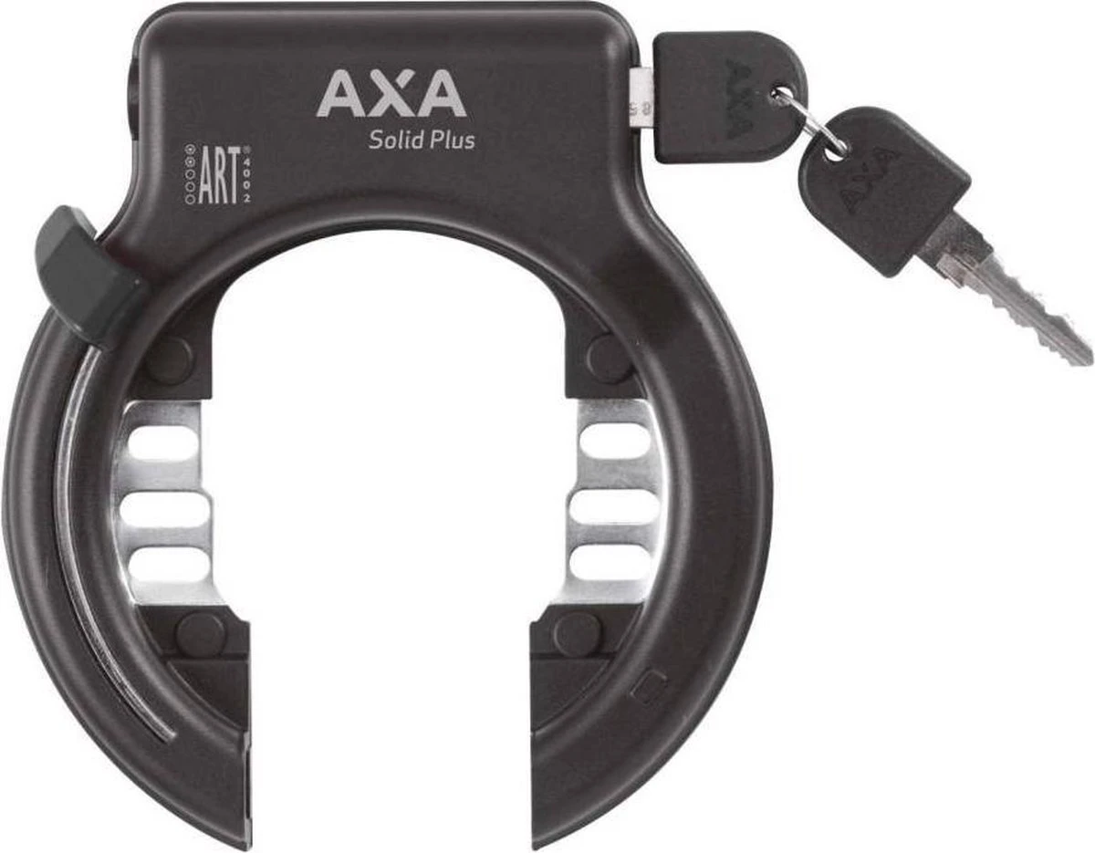 Axa Solid Plus Set Ringslot Met Insteekketting ART-2 Zwart - Image 4