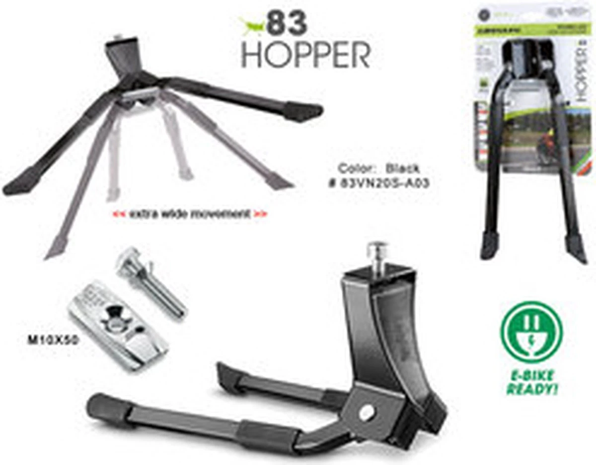 Standaard 2-poot Ursus Hopper 28" / 300mm - Zwart - Image 9