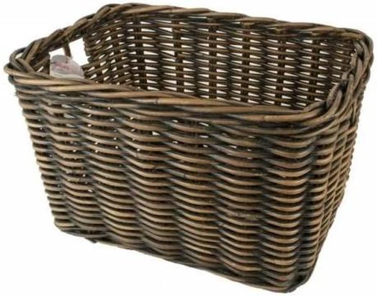 New Looxs Brisbane Large Fietsmand Voordrager - 39 Liter - Rotan - Bruin - Image 11