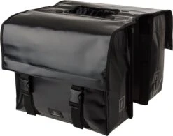 Fastrider Tarpaulin Dubbele Fietstas Zwart - 33L