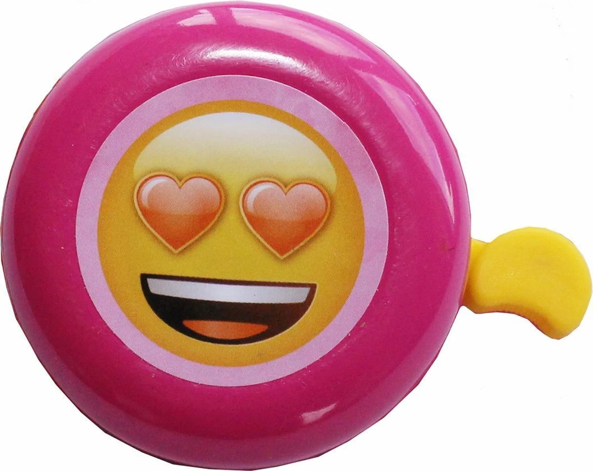 Emoji Fietsbel - Pink - Love - Hartjes - Kinderen - Image 2
