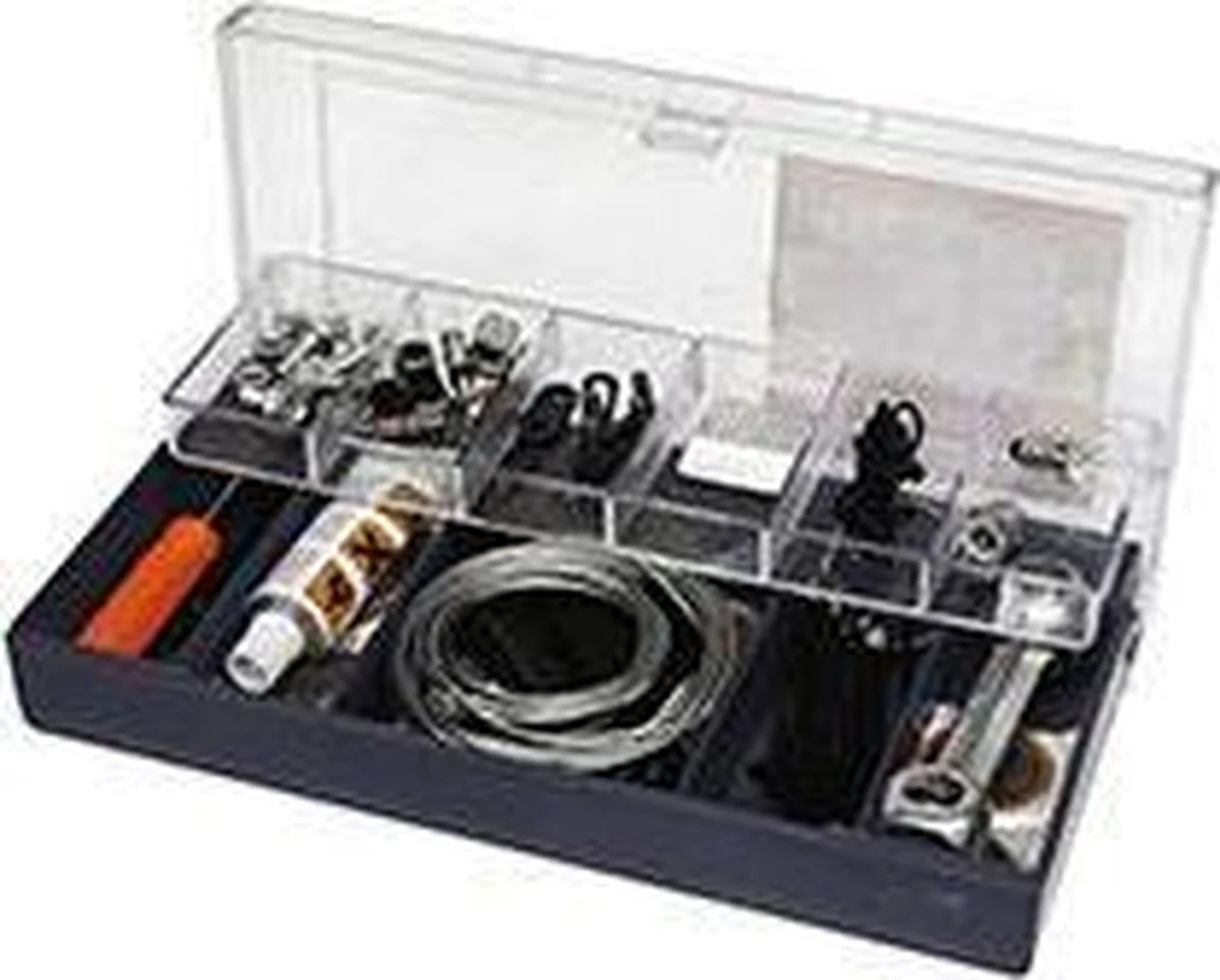 Dresco Fiets Reparatieset - Gereedschapset 66-delig Inclusief Bandenplakset - In Handige Opbergbox