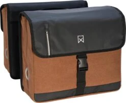 Dubbele Businesstas Bruin/Zwart 40L